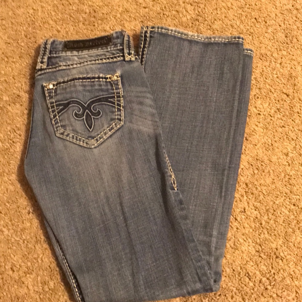 Rock revival jeans size 26 stretch material